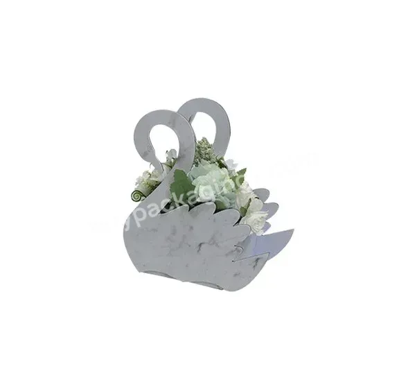 Low Price Swan Goose Shape Flower Gift Package Boxes For Wedding Festival Party In Stock