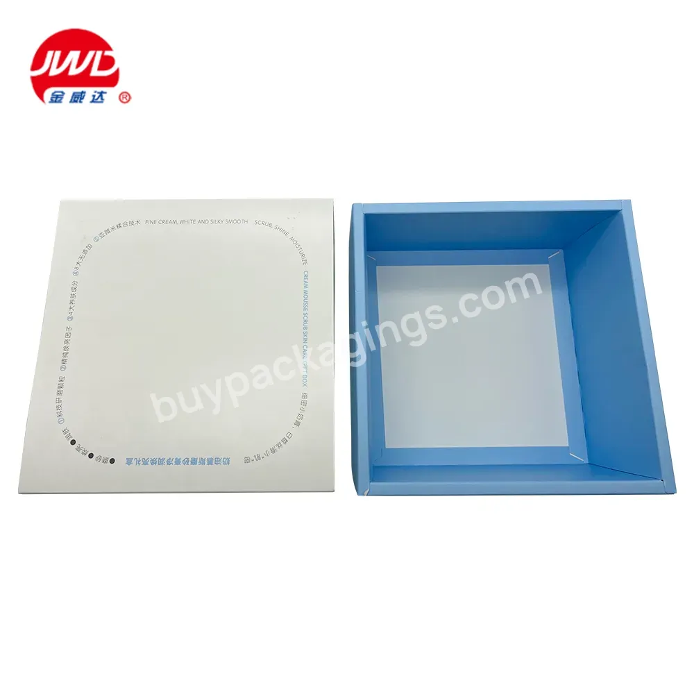 Low Price White Card Paper Cosmetic Mousse Paper Packing Box