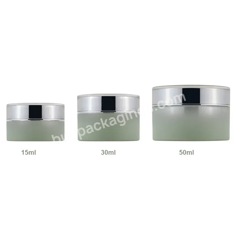 Luxury Acrylic Empty Jar 15ml 30ml 50ml Quality Face Eye Cream Jar Custom Logo Skincare Bottle Cosmetic Packaging