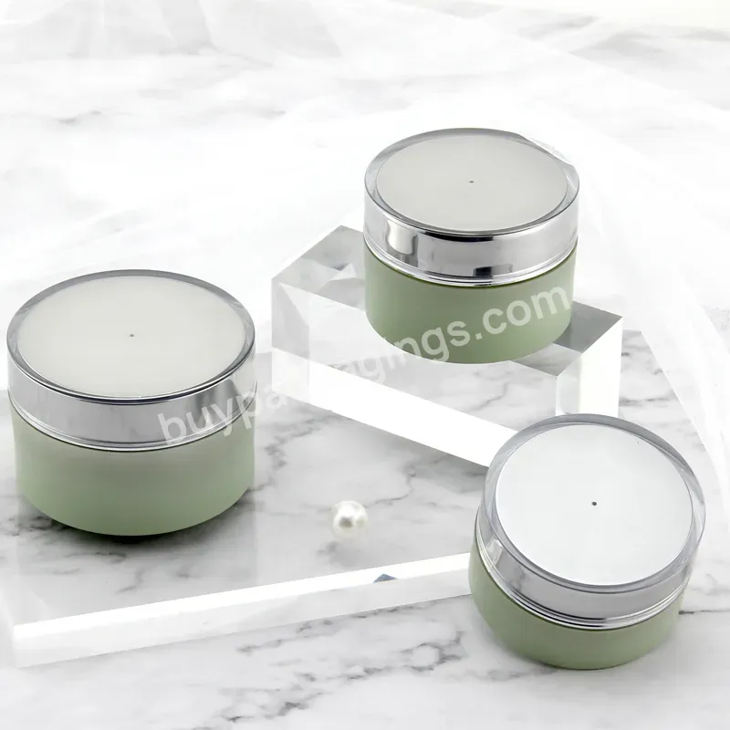 Luxury Acrylic Empty Jar 15ml 30ml 50ml Quality Face Eye Cream Jar Custom Logo Skincare Bottle Cosmetic Packaging