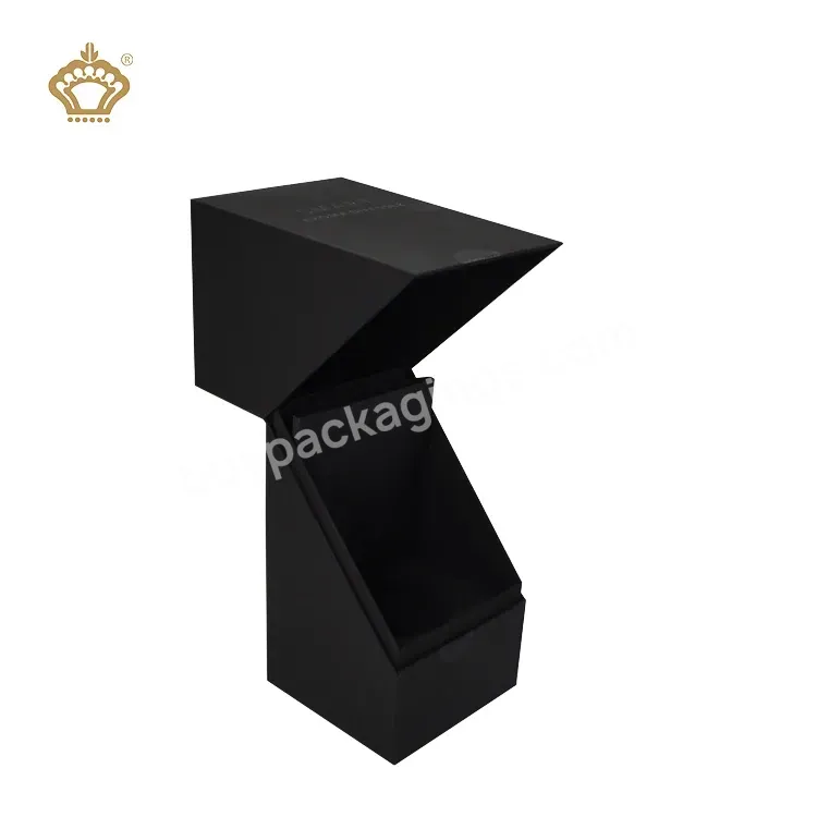 Luxury Black Rigid Card Fancy Art Paper Box Custom Packaging Scented Candle Box