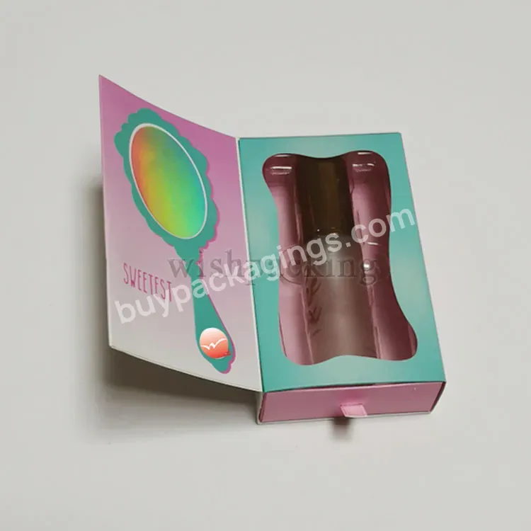 Luxury Book Shaped Rigid Cardboard Custom Print Skin Care Bottle Package Paper Magnetic Gift Box For Cosmetics