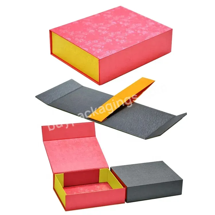 Luxury Clothes Boxes Perfume Packaging Box Premium Flat Fold Rigid Box