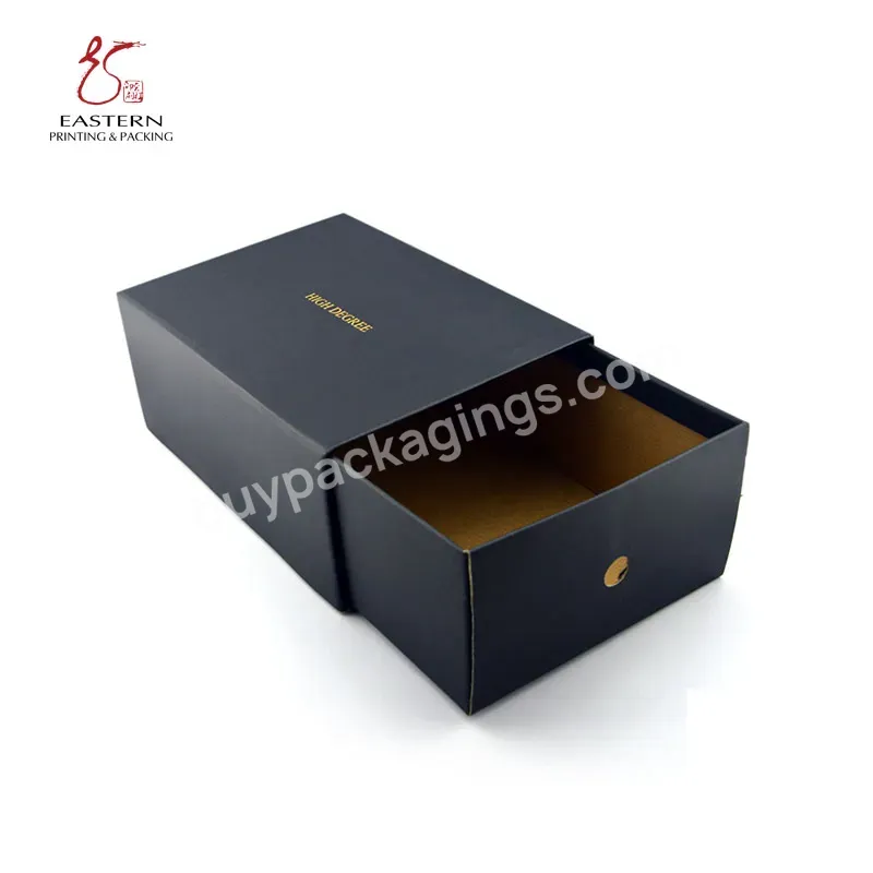 Luxury Color Printed Sliding Drawer Box Packaging Custom Cardboard Box Packaging Shoe Paper Box