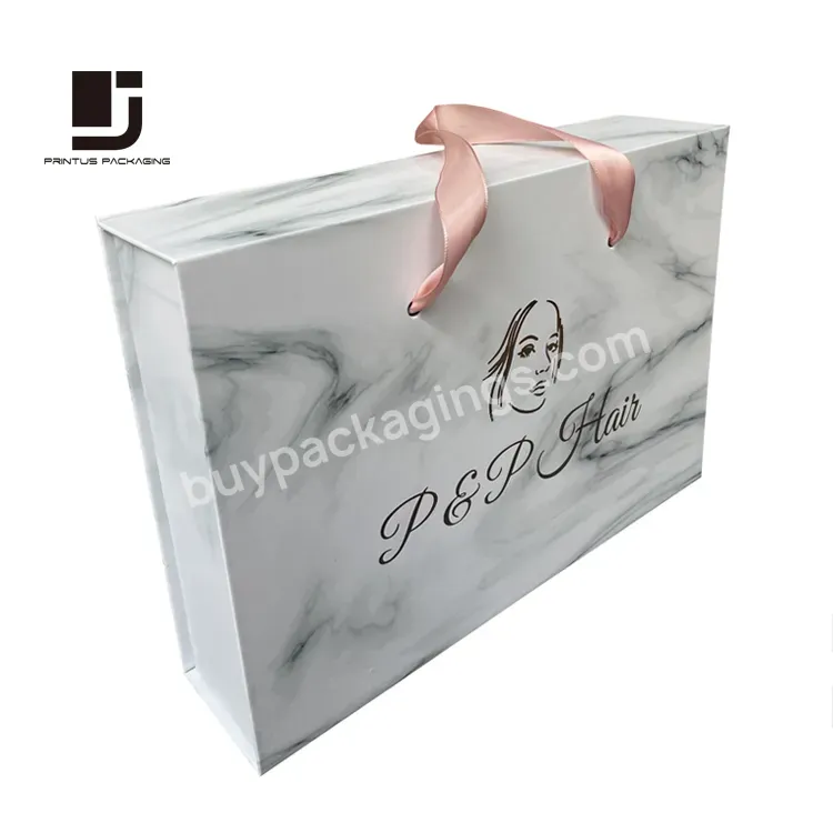 Luxury Custom Brand Paper Cosmetic Packaging Box With Rope Handle