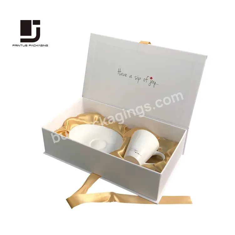 Luxury Custom Cardboard Paper Coffee Mug Packaging Box