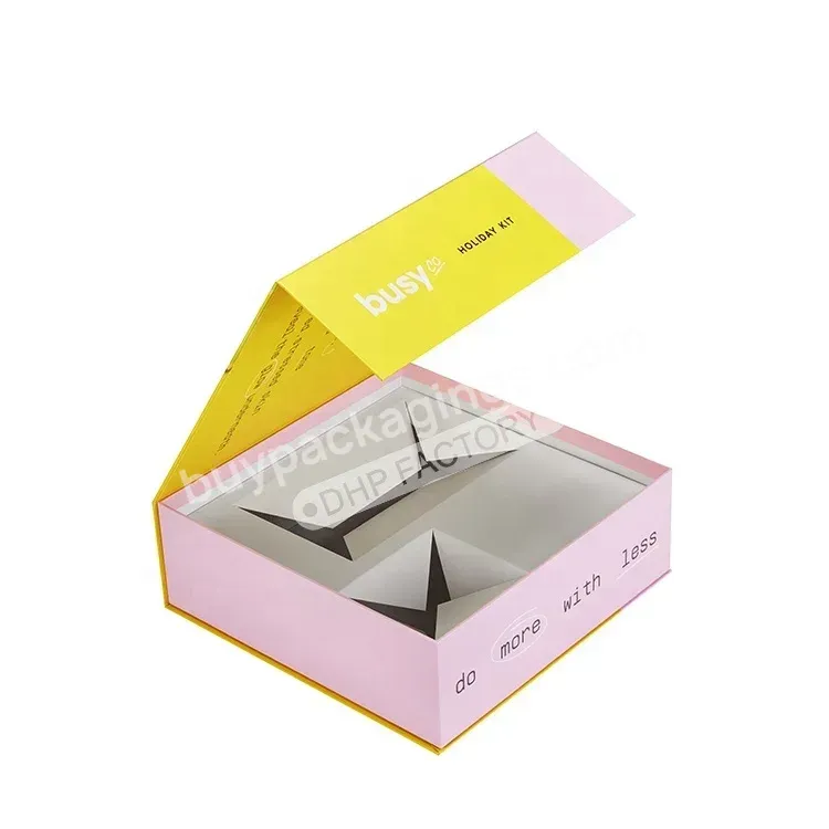 Luxury Custom Designs Recycled Paper Rigid Cardboard Beauty Makeup Kits Skincare Display Cosmetic Packaging Gift Box