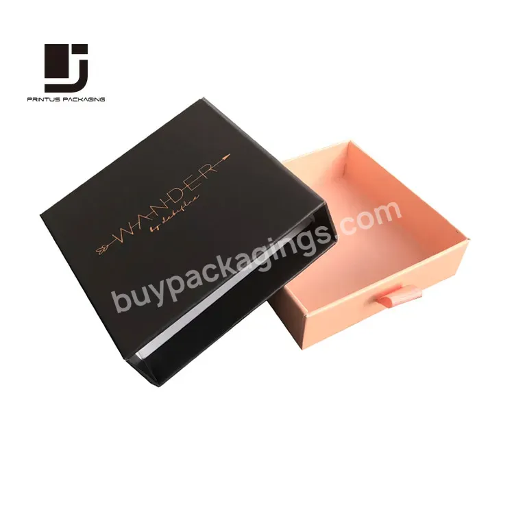 Luxury Custom Drawer Cardboard Box For Jewelry