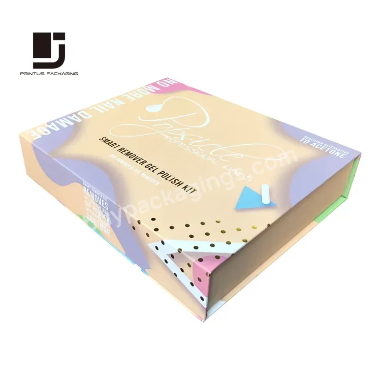 Luxury Custom Foil Stamped Box Packaging With Plastic Tray