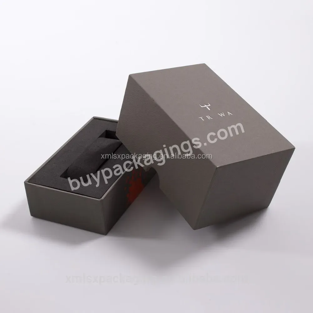 Luxury Custom Gift Packaging Paper Watch Box Lid And Base Style Box