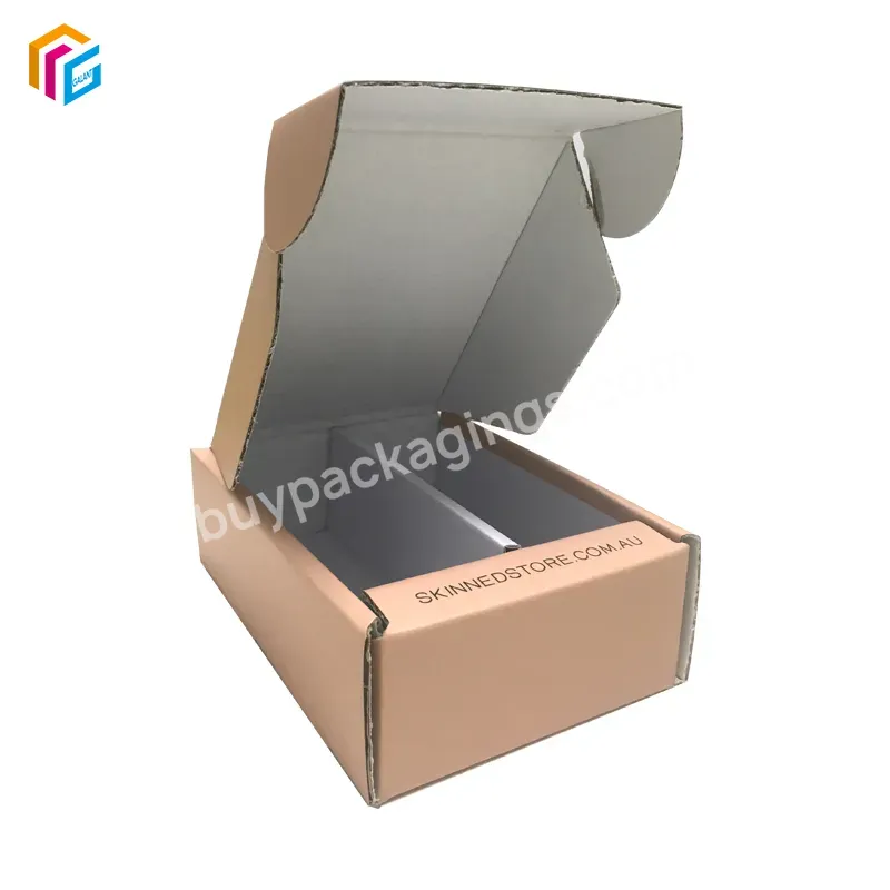 Luxury Custom Logo Corrugated Cardboard Cosmetic Makeup Perfume Products Packing Shipping Mailer Box