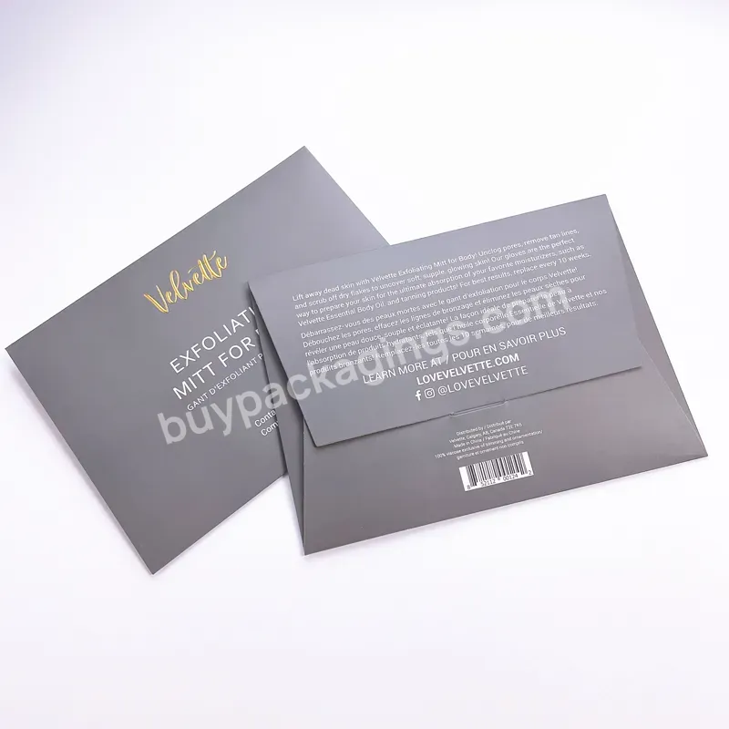 Luxury Custom Logo Paper Envelopes Wholesale Printed Envelope String Closure For Mail Postcard