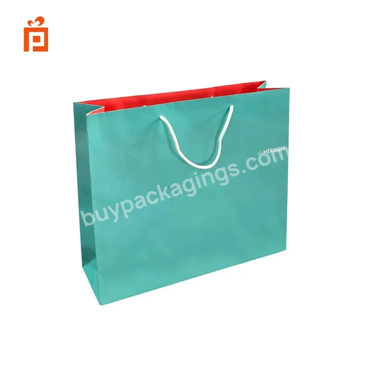 Luxury Custom Paper Bag With Handles For Abaya