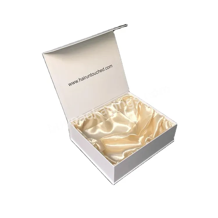 Luxury Custom Paper Packaging Boxes With Logo For Weave Hair