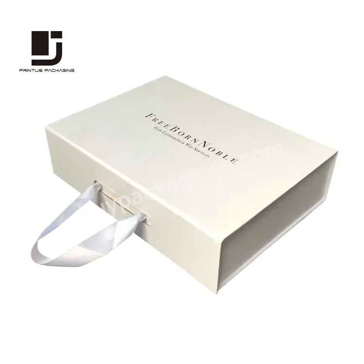 Luxury Custom Portable Gift Box Packaging For Wigs