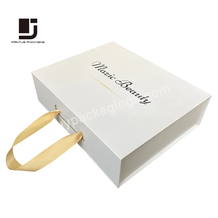 Luxury Custom Satin Lined Gift Box Packaging For Lingerie