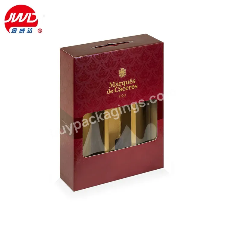 Luxury Custom Size Shipping Mail Wine Corrugated Box Packaging 2 Bottles Wine Box