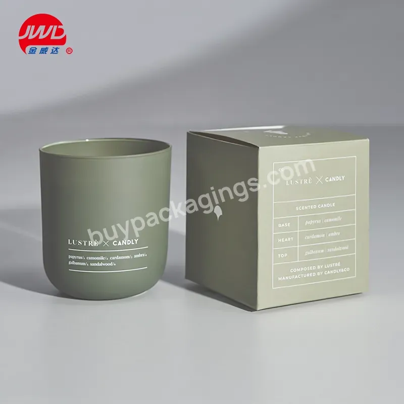 Luxury Custom White Cardboard Gift Packaging Boxes For Candles