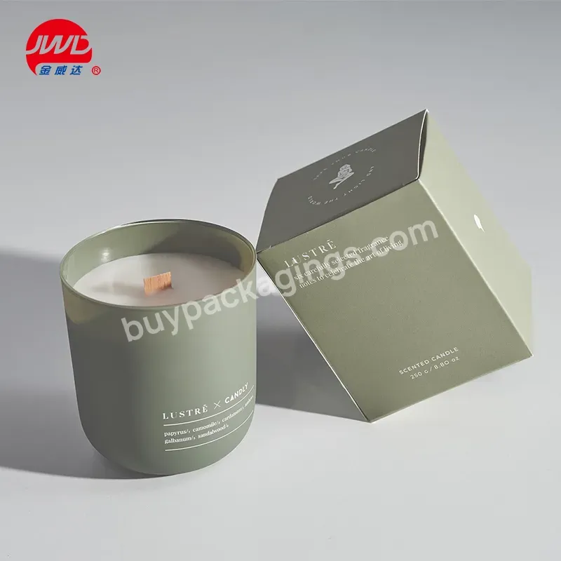 Luxury Custom White Cardboard Gift Packaging Boxes For Candles