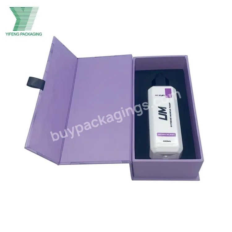 Luxury Customize Book Shaped Rigid Paper Box Perfume Packaging Magnetic Gift Boxes With Eva Foam Insert