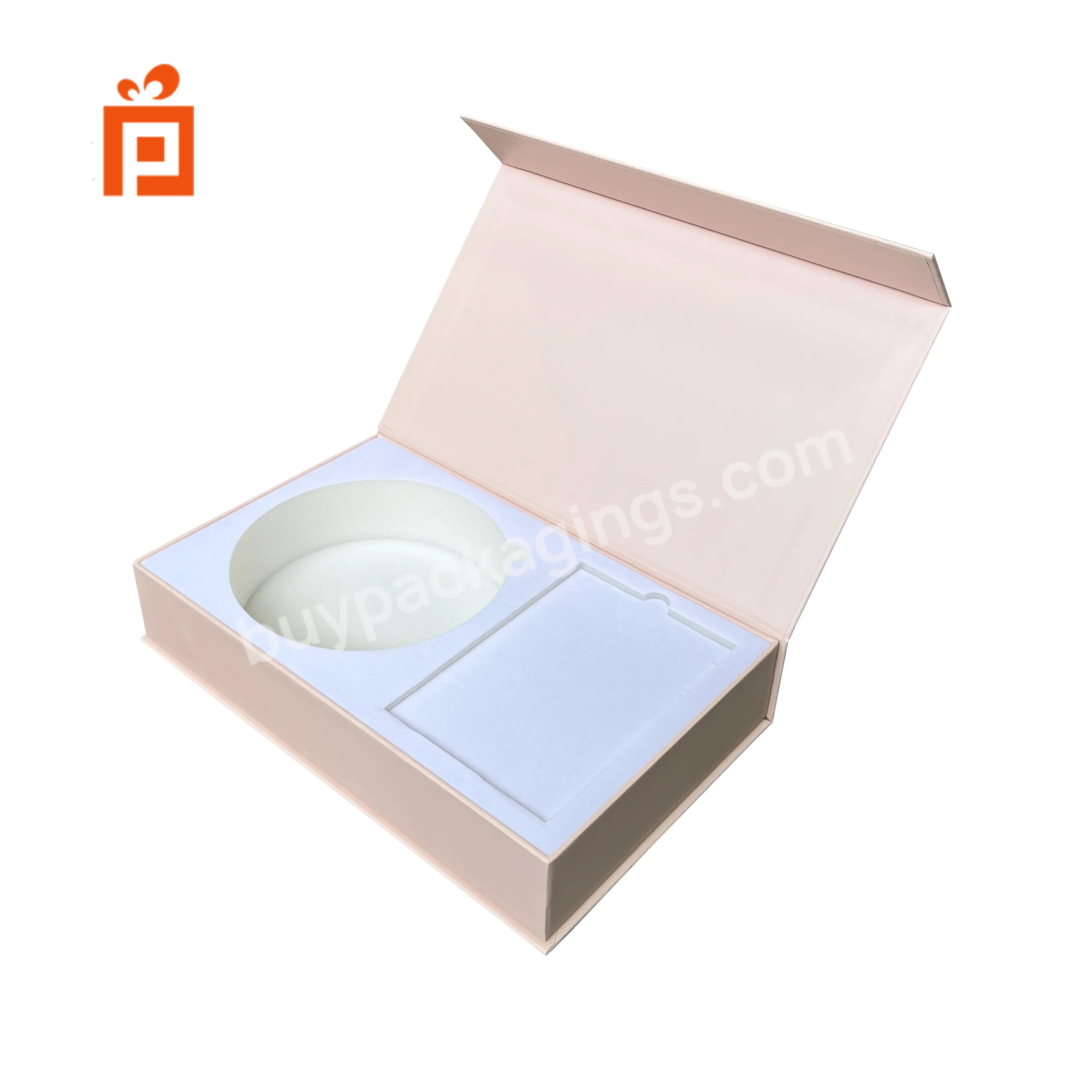 Luxury Customized Paper Magnet Box With Foam Insert For Cosmetic