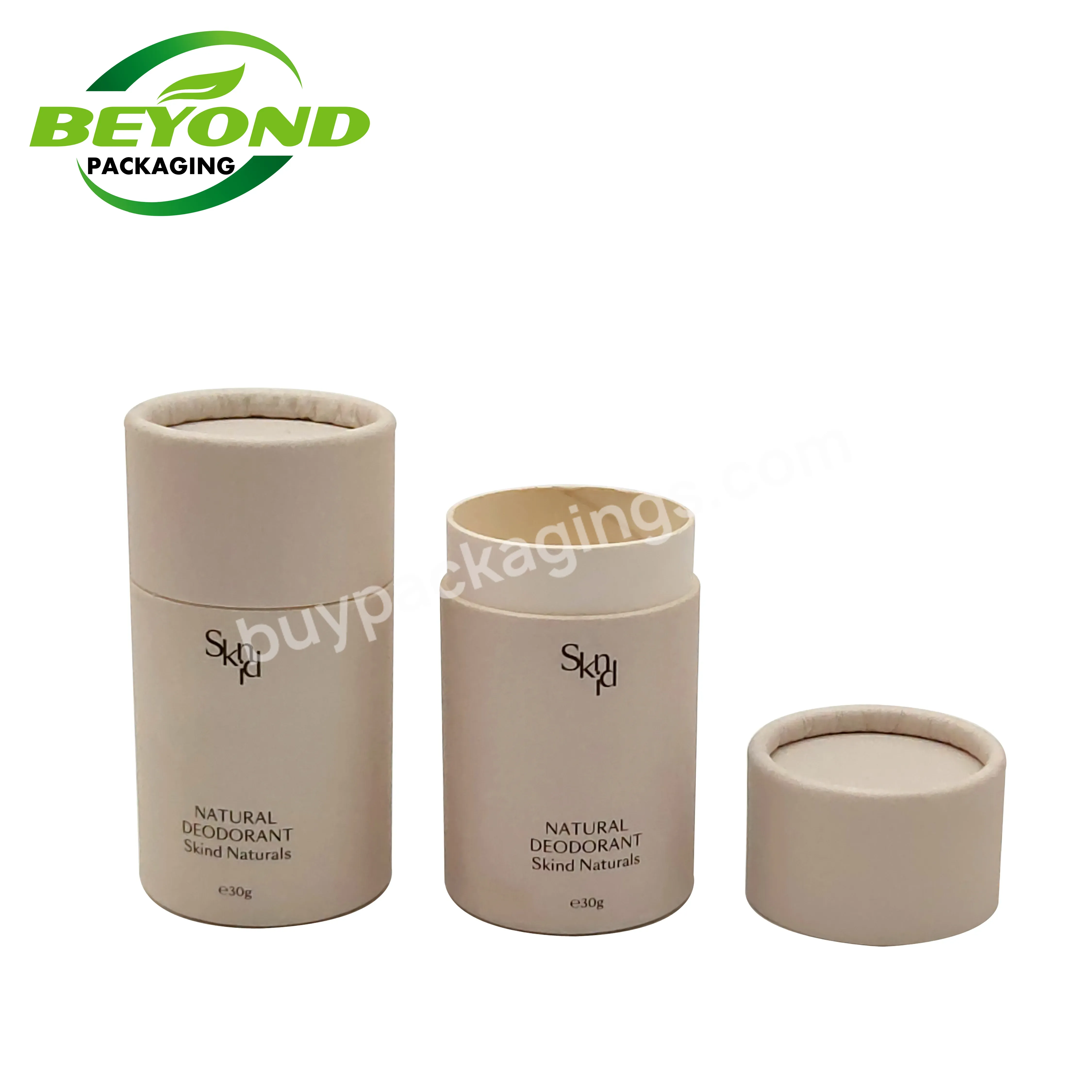 Luxury Customized Printed Incense Stick Container On Sale 85ml Deodorant Container Push Up Kraft Paper Tube Packaging