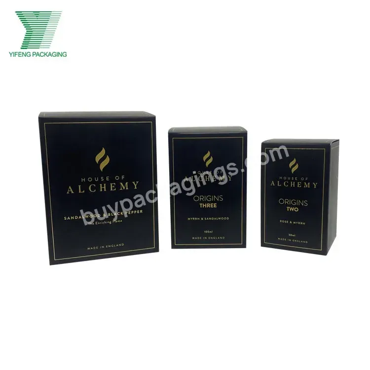 Luxury Design Orginal 50ml Perfume Set Gift Box Fragrance Oils Foldable Box For Branded Perfume