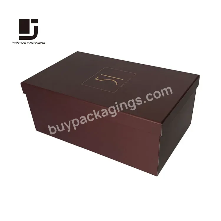 Luxury Design Paper Cardboard Shoe Boxes For Sale