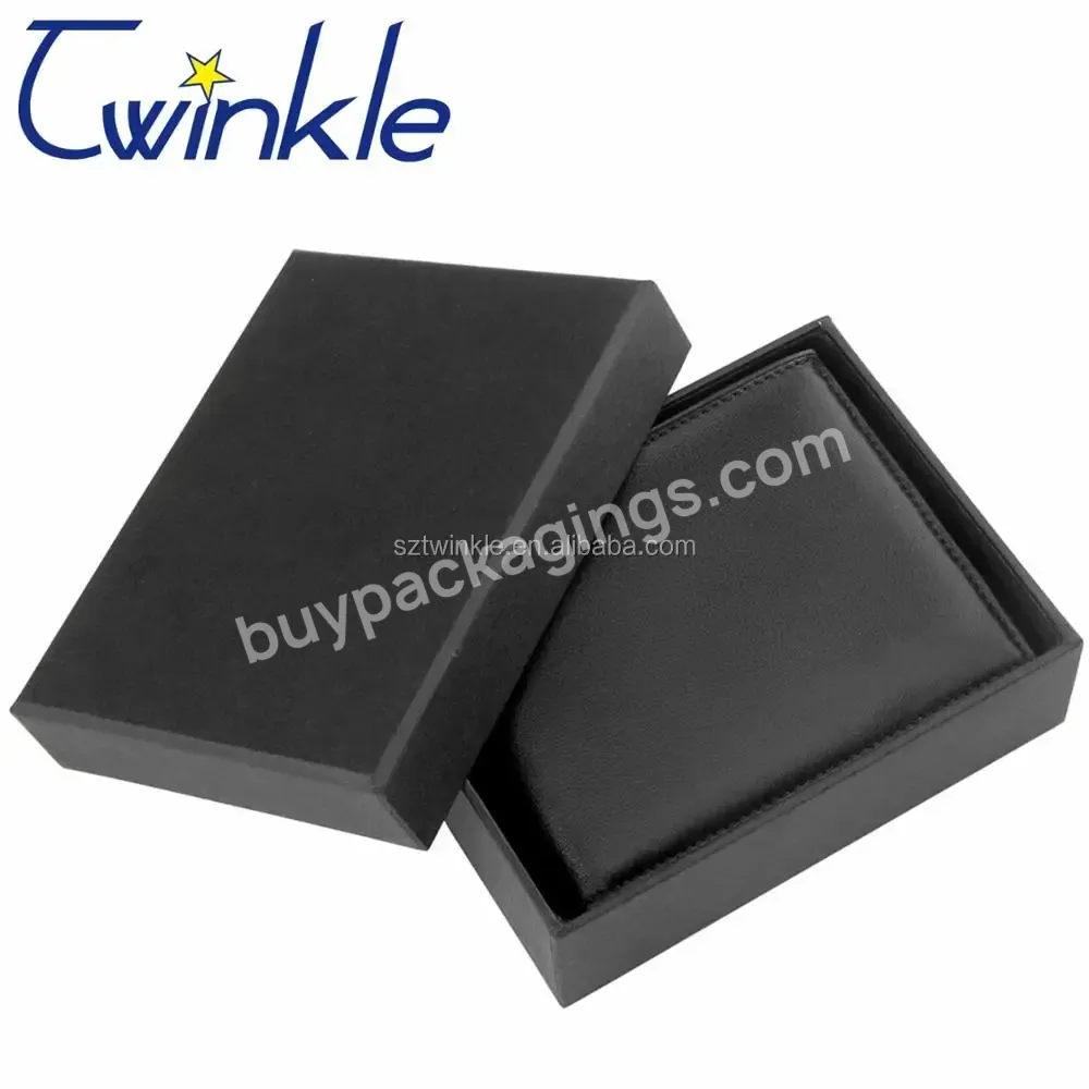 Luxury Design Printing Wallet Packaging Box With Lid