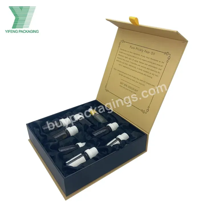 Luxury Fragrance Essential Oil 10ml Perfume Bottle Paper Gift Box Packaging Box With Custom Logo