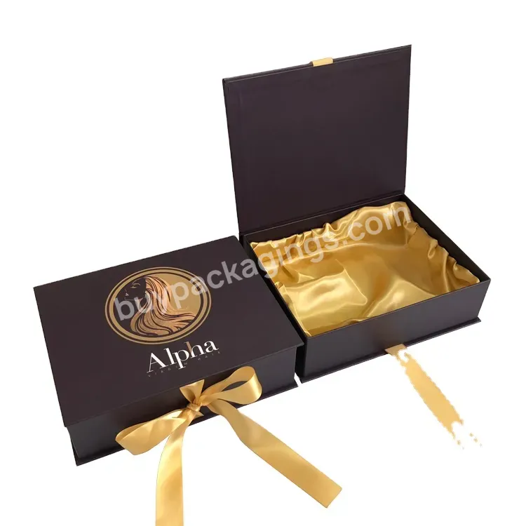 Luxury Full Color Printing Packaging Boxes For Hair Extension Packaging