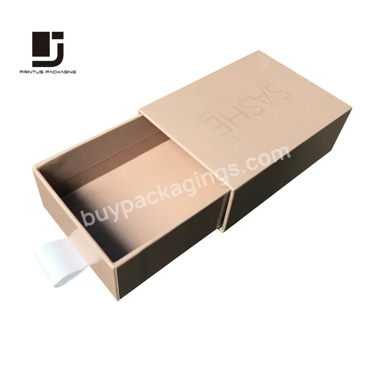 Luxury Glossy Slide Drawer Gift Box Packaging