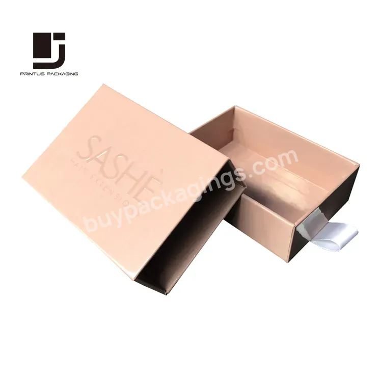 Luxury Glossy Slide Drawer Gift Box Packaging