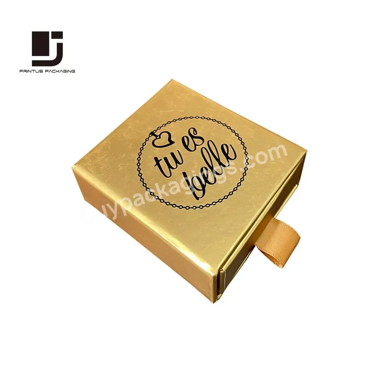 Luxury Gold Lash Box Packaging