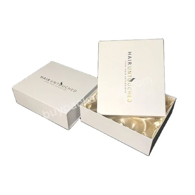 Luxury Gold Satin Clothes Paper Box Packages - Buy Clothes Paper Box,Clothes Paper Box Packages,Luxury Gold Satin Clothes Paper Box Packages.