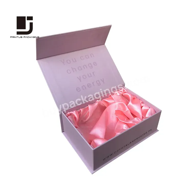 Luxury Hard Magnetic Gift Box For Silk Scarf