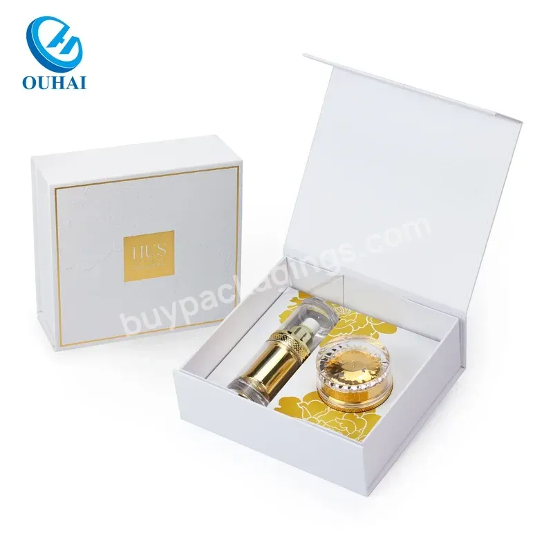 Luxury High Grade Custom Skin Care Product Set Packaging Paper Box For Skin Care With Logo