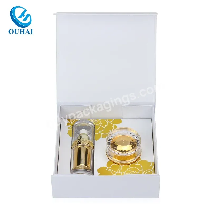 Luxury High Grade Custom Skin Care Product Set Packaging Paper Box For Skin Care With Logo