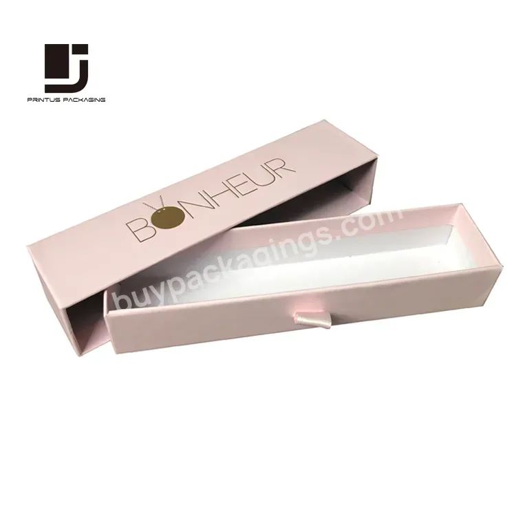 Luxury Jewelry Drawer Cardboard Box Package For Necklace