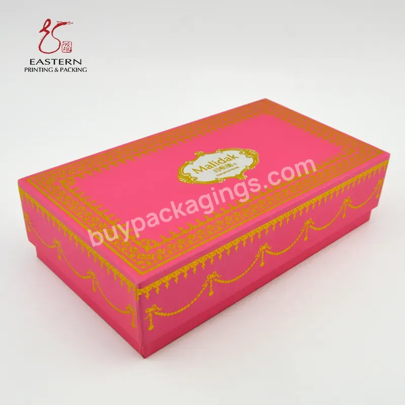 Luxury Lid And Bottom Shape Color Printing Packaging Hand Cream Cosmetic Box Custom Gift Packaging Box With Hot Stamping Words