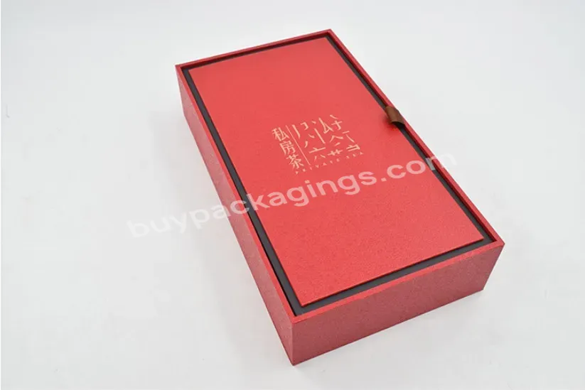 Luxury Logo Printed Book Shape Magnetic Hard Cardboard Box For Tea Bag Loose Tea Gift Packaging Box