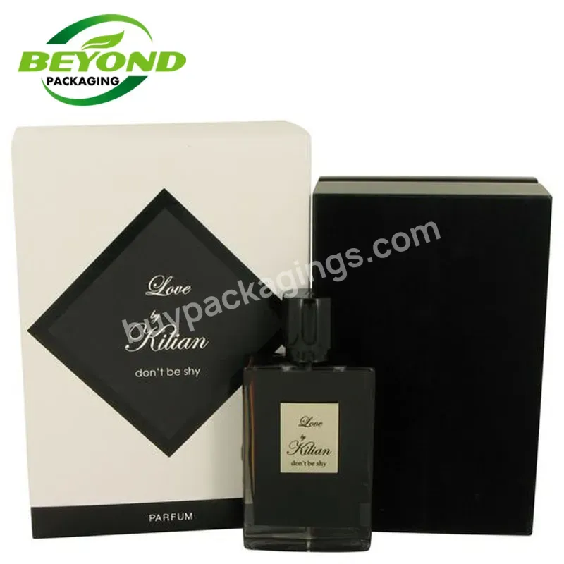 Luxury Packaging Rigid Cardboard High Quality Gift Boxes Perfume Bottle Packaging With Log Printing