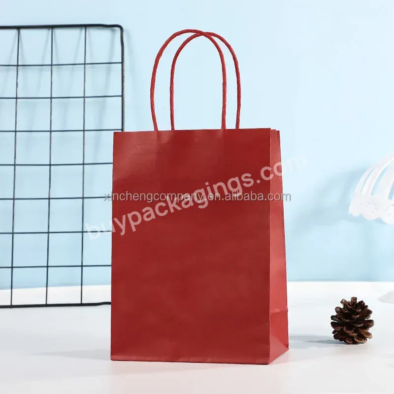 Luxury Paper Carrier Kraft Bags With Your Own Logo High Quality Customized Craft Paper Pdf Custom Desgin Packaging Bag Accept
