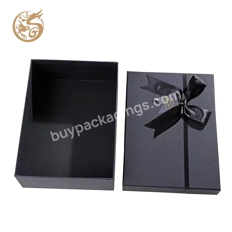 Luxury Pre-tied Ribbon Bow Recycle Texture Paper Packaging Box Lid Base Gift Box For Candle Cup Jar Perfume - Buy Kraft Paper Gift Box,Ribbon Bow Paper Gift Box,Packaging Gift Lid And Base Box.