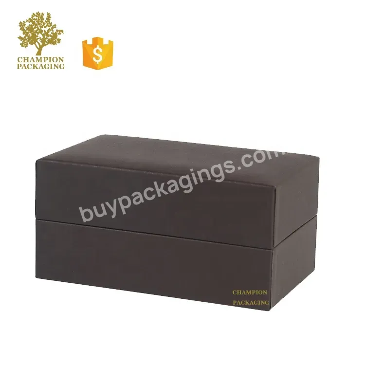 Luxury Pu Leather Watch Box For Men Watch Packaging Box Wholesale