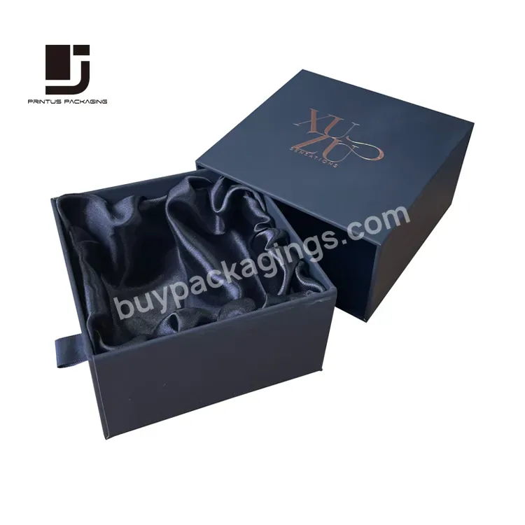 Luxury Rose Gold Brand Drawer Style Gift Box Package
