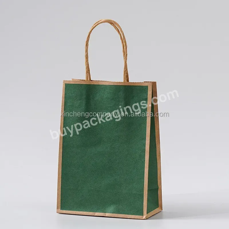 Luxury White Black Brown Gift Bags Custom Kraft Paper Shopping Bag With Your Own Logo - Buy Kraft Paper Bag,Gift Paper Bag,Shopping Paper Bag.