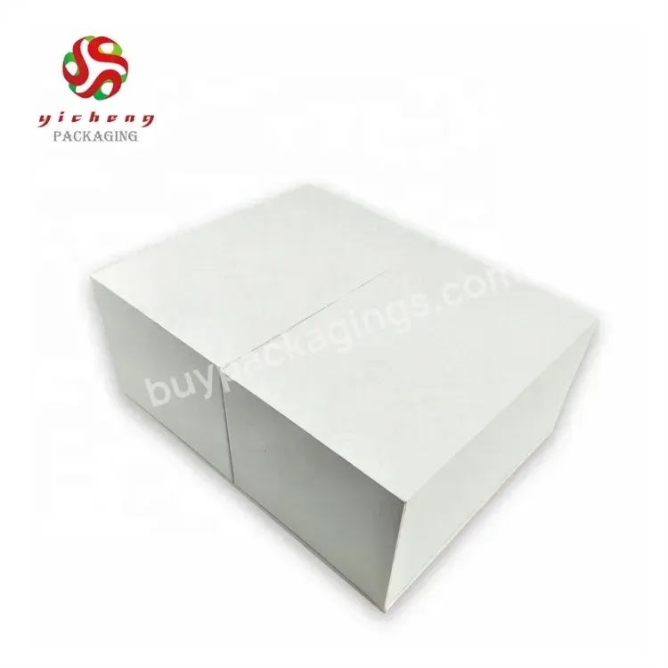 Luxury White Double Door Open Skincare Gift Set Box Custom Logo Cardboard Cosmetic Set Packaging Box