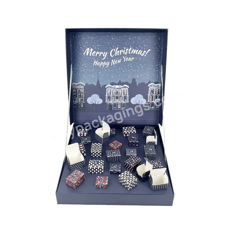 Made In China Full Color Printing Wholesale Custom Christmas Advent Calendar Toy Advent Calendar 24 Boxes