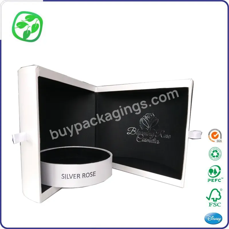 Magnetic Closure Cosmetic Paper Box Printed,Cosmetic Printed Box For Jar
